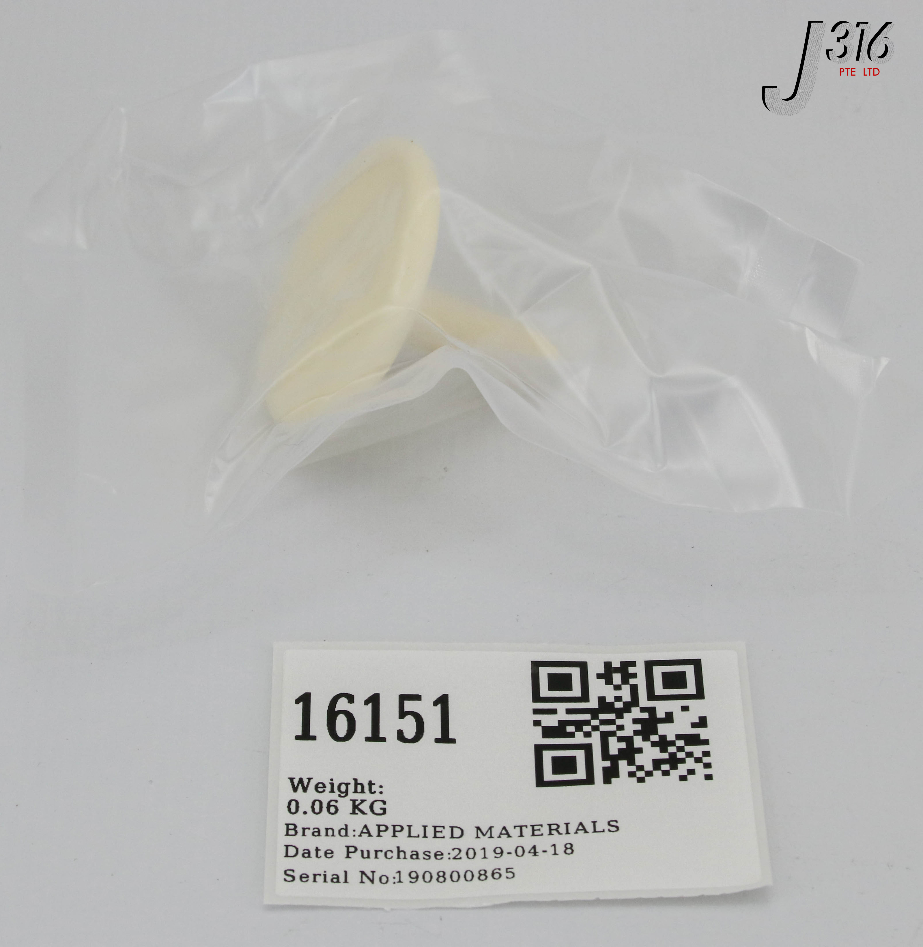 16151 APPLIED MATERIALS NOZZLE 4-HOLES 60 DEG, BAFFLE, ULTIMA 1